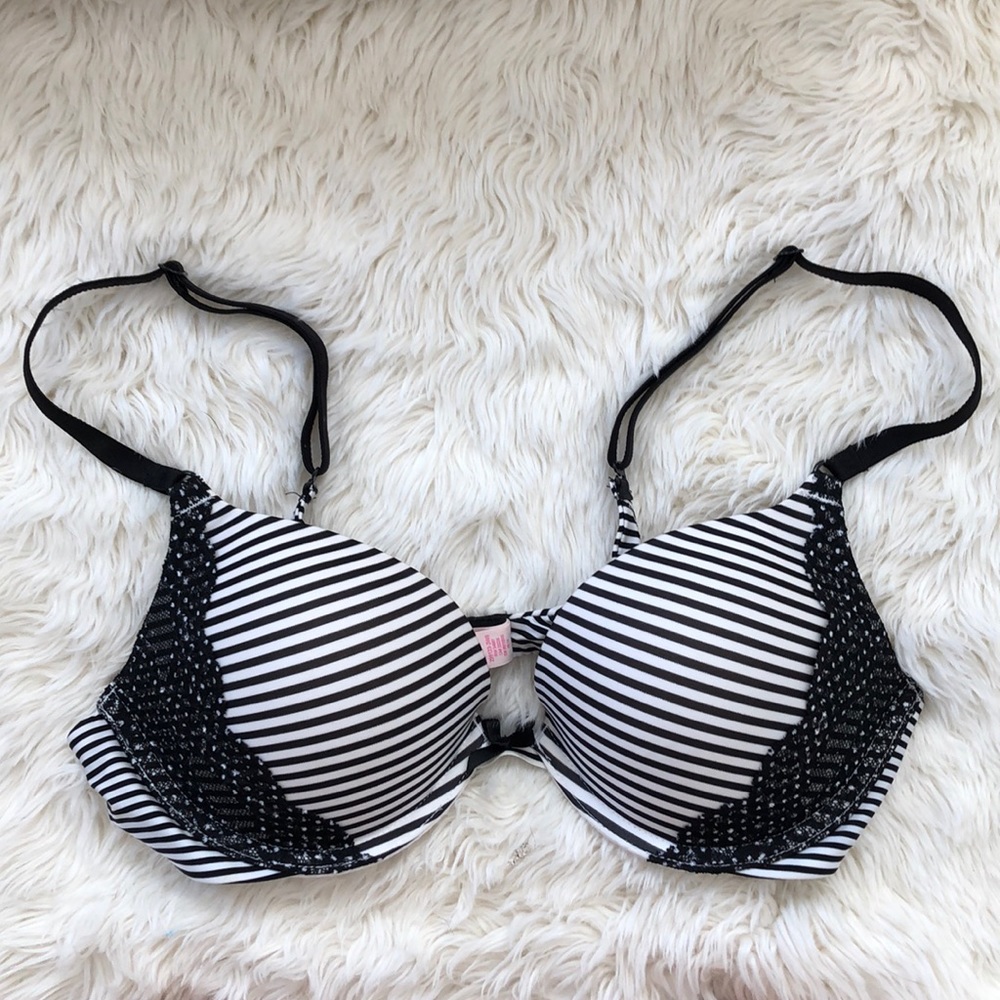 Victoria’s Secret Striped Push-up Bra